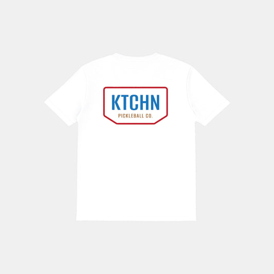 KTCHN Pickleball Co. Shield Tee (White)