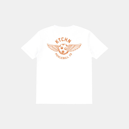 KTCHN Pickleball Co. Wing Pickleball Tee (White) - KTCHN