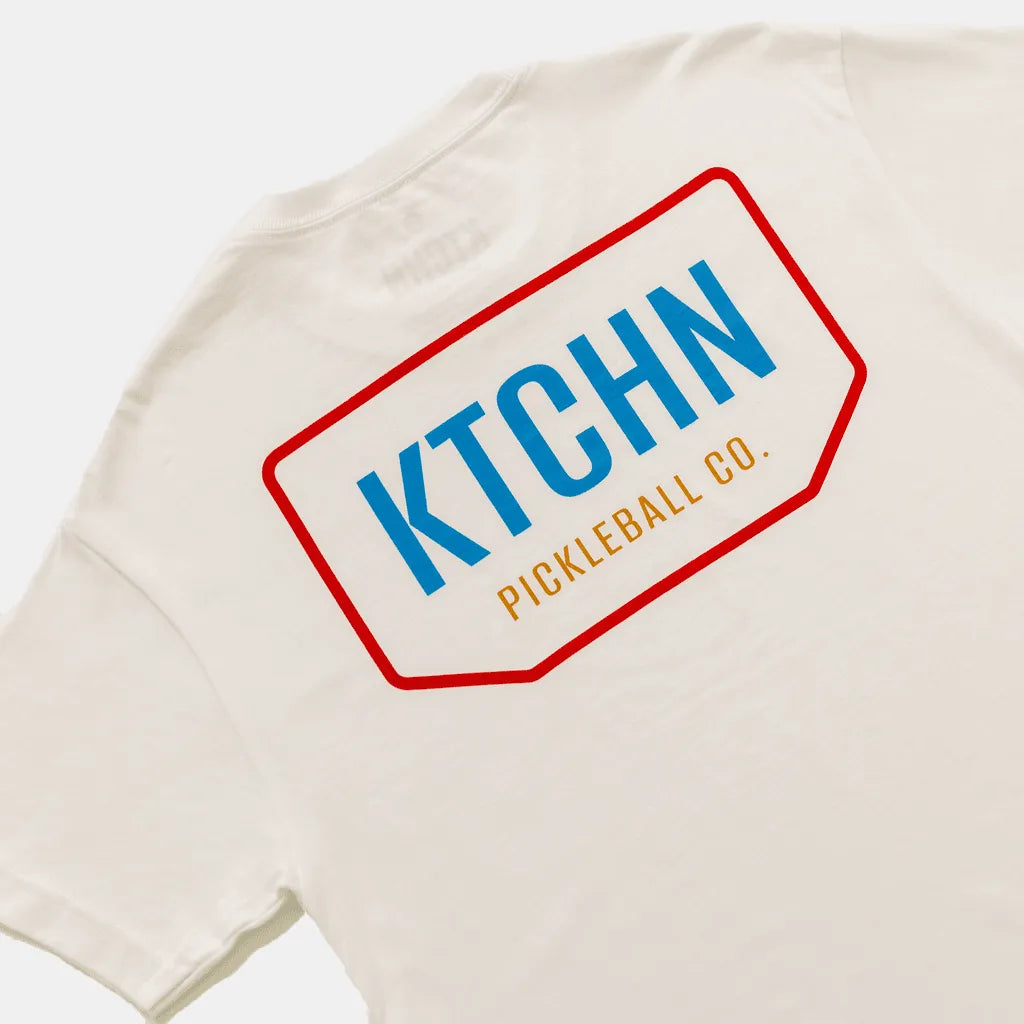 KTCHN Pickleball Co. Shield Tee (White) - KTCHN